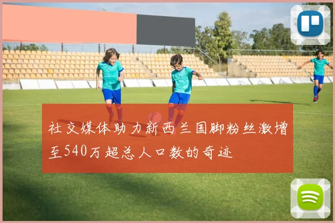 社交媒体助力新西兰国脚粉丝激增至540万超总人口数的奇迹